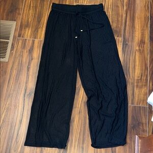 Sheer swim coverup pants